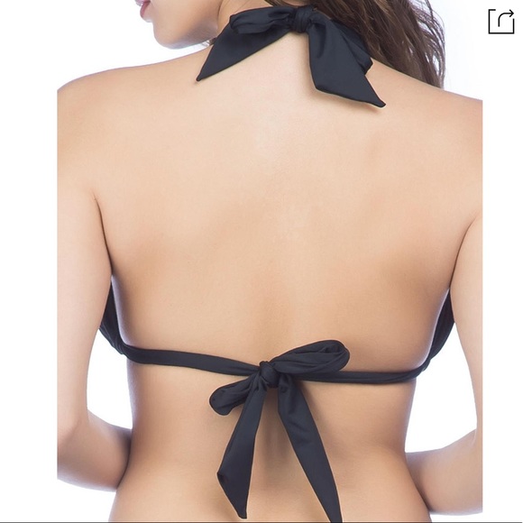 LA BLANCA NWT Women’s Halter Bikini Top  34D, 38D - Picture 4 of 11